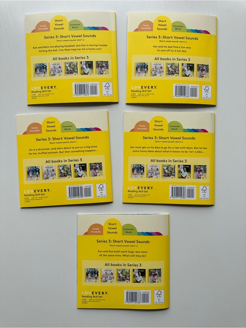 Lovevery | Reading Skill Set short Vowel Book Bundle